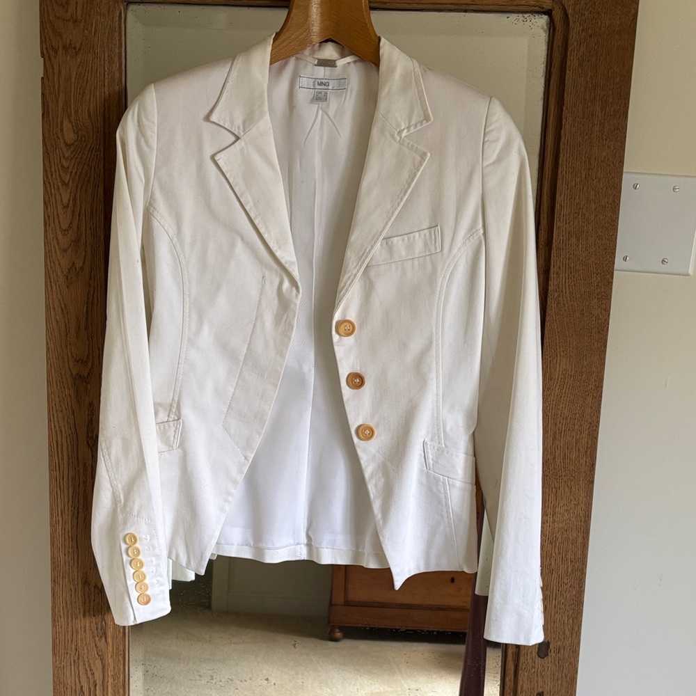 Mango White Blazer - image 1